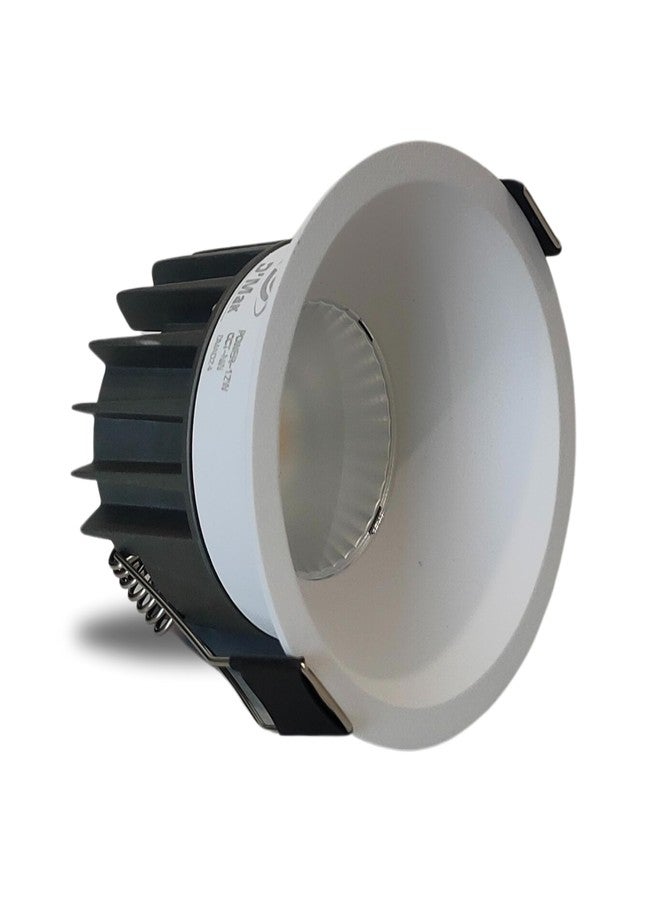 D'Mak 12W White Body LED Deep COB Light | Recessed LED Ceiling Light for Indoor Lighting (Natural White, Pack of 1) - Image 1